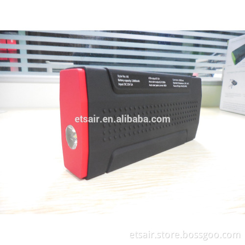 Road Boost Mini Rechargeable Car Jump Starter With AC Adapter LED Light